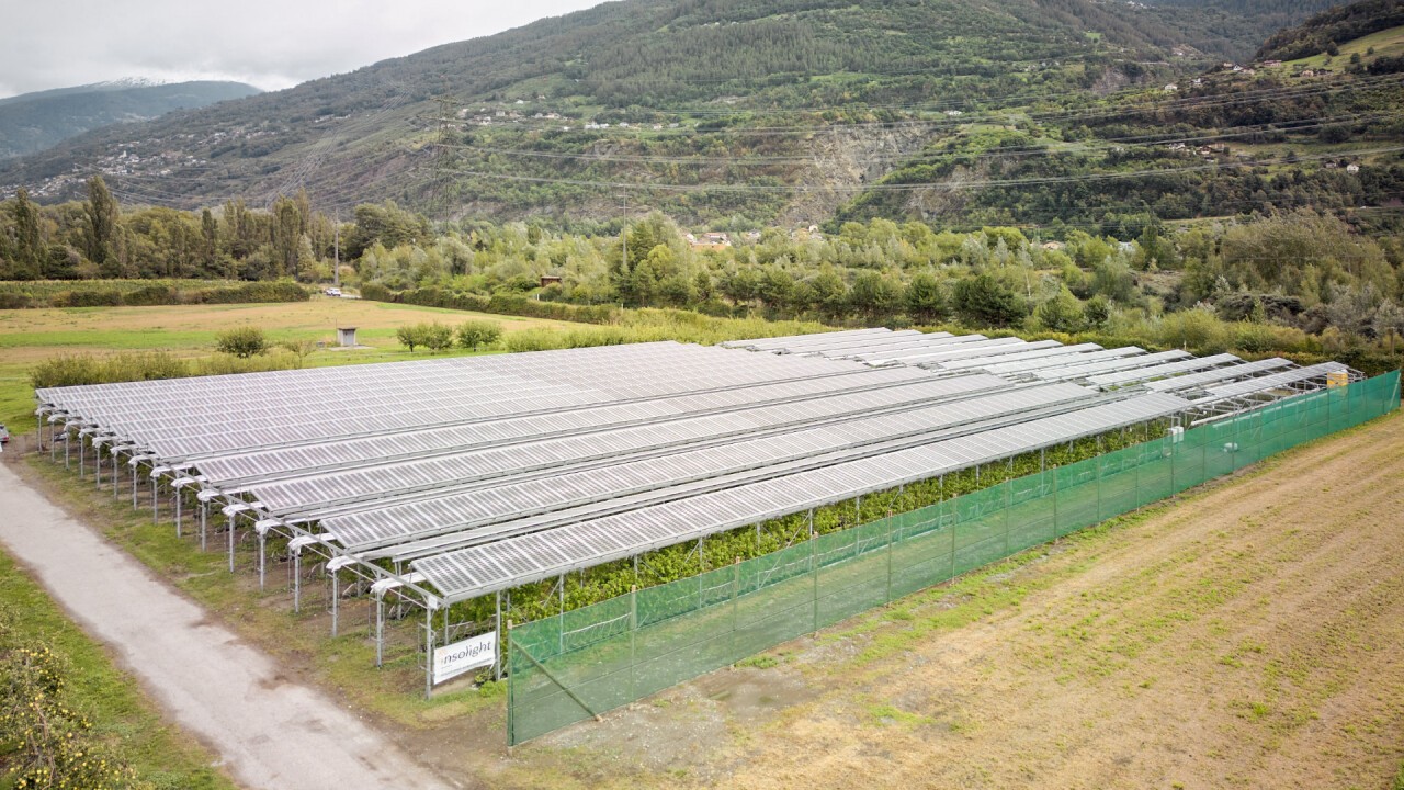 Agri-PV, Conthey, Schweiz