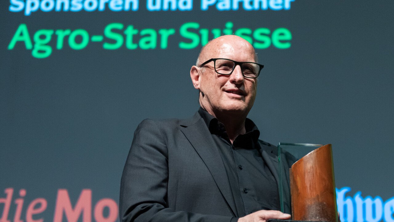 Fritz Rothen wurde an der Tier&Technik 2023 zum Agro-Star Suisse gekürt.