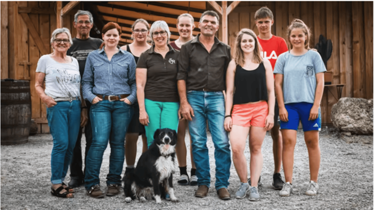 Schweizer Milch baut auf Familienbetrieben.