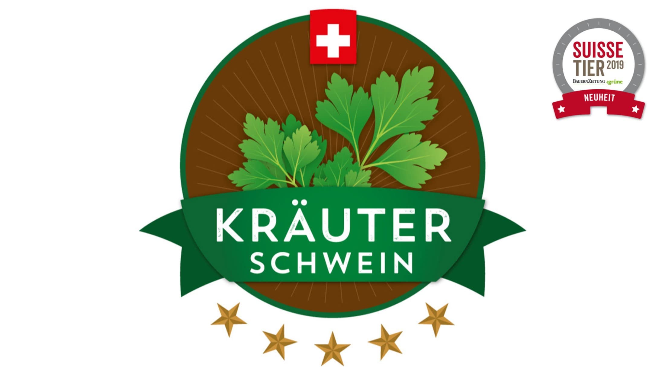 Das Kräuterfleisch ist unter dem Logo Kräuter Schwein in Metzgereien und Restaurants zu finden.