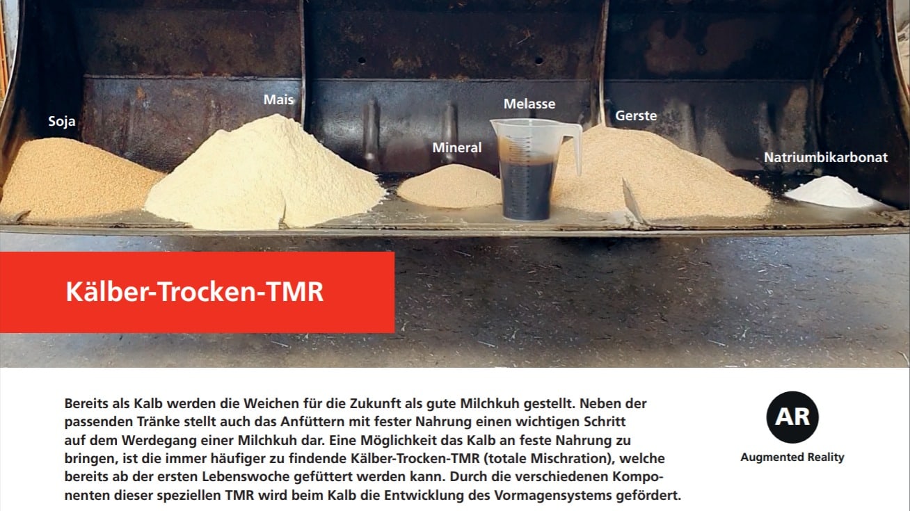 Datenblatt zur Kälber-Trocken-TMR