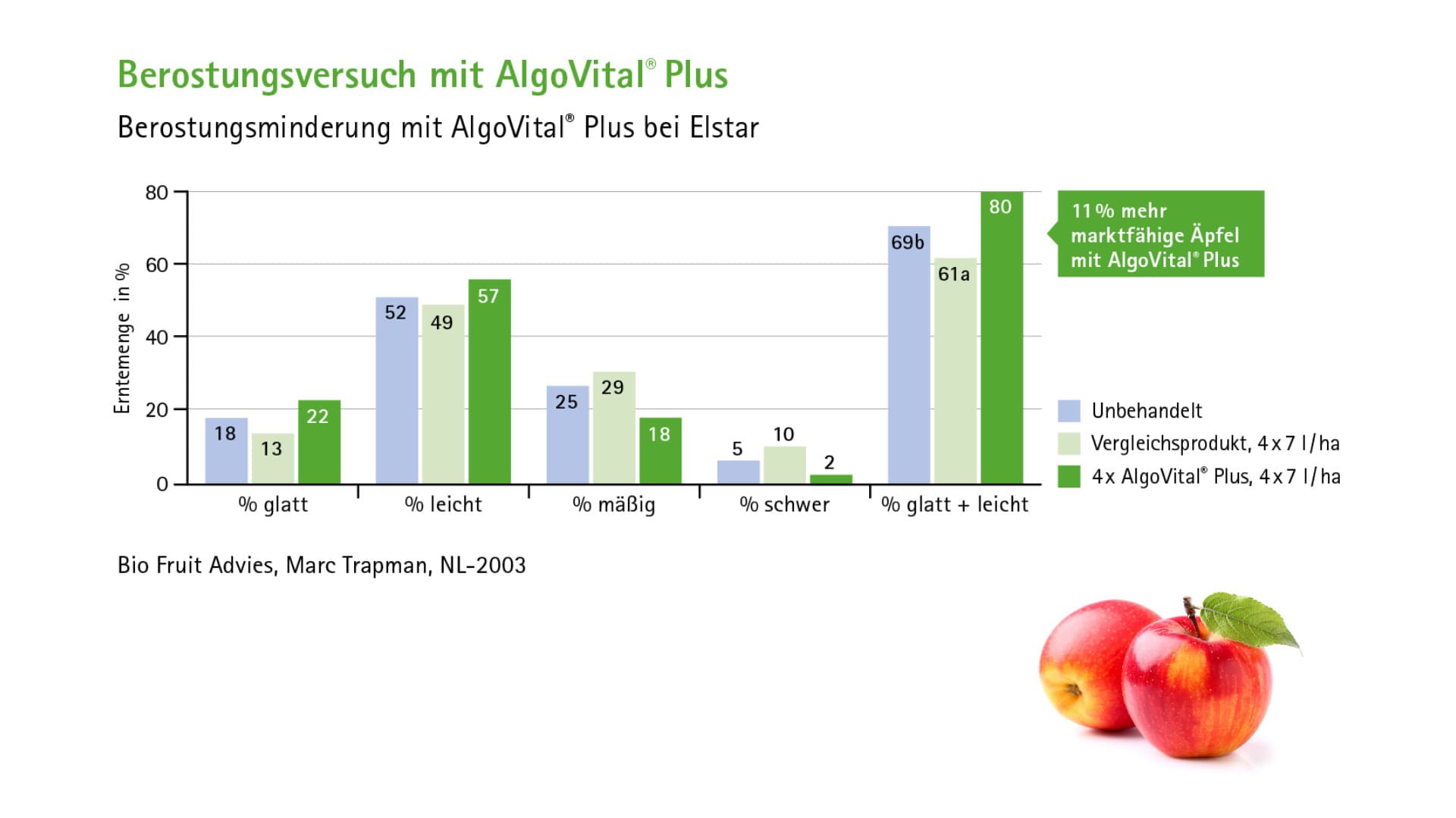 Berostungsminderung mit AlgoVital® Plus