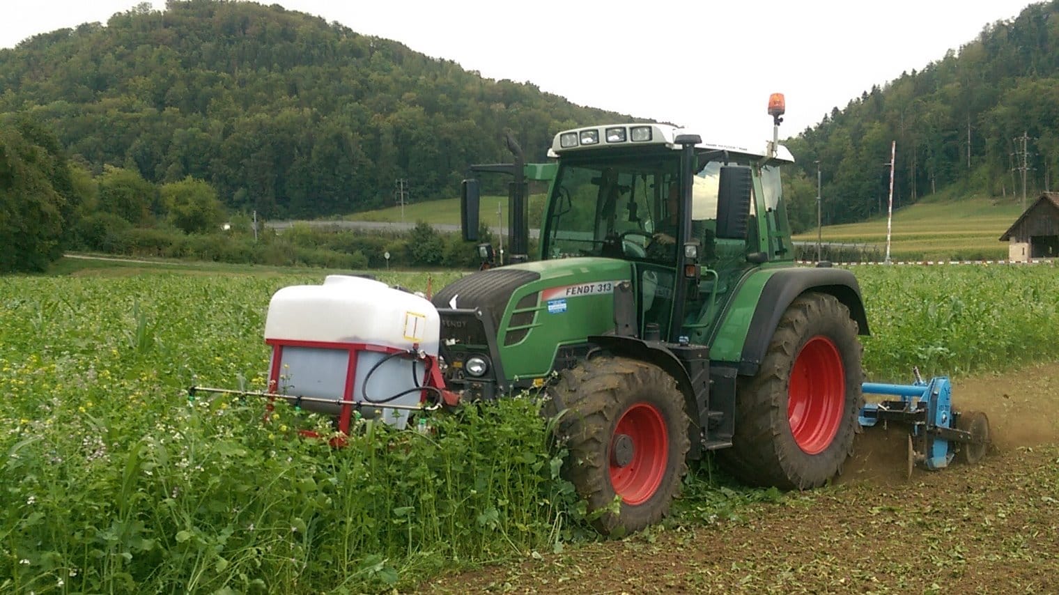 Rottelenker einspritzen in Flächenrotte