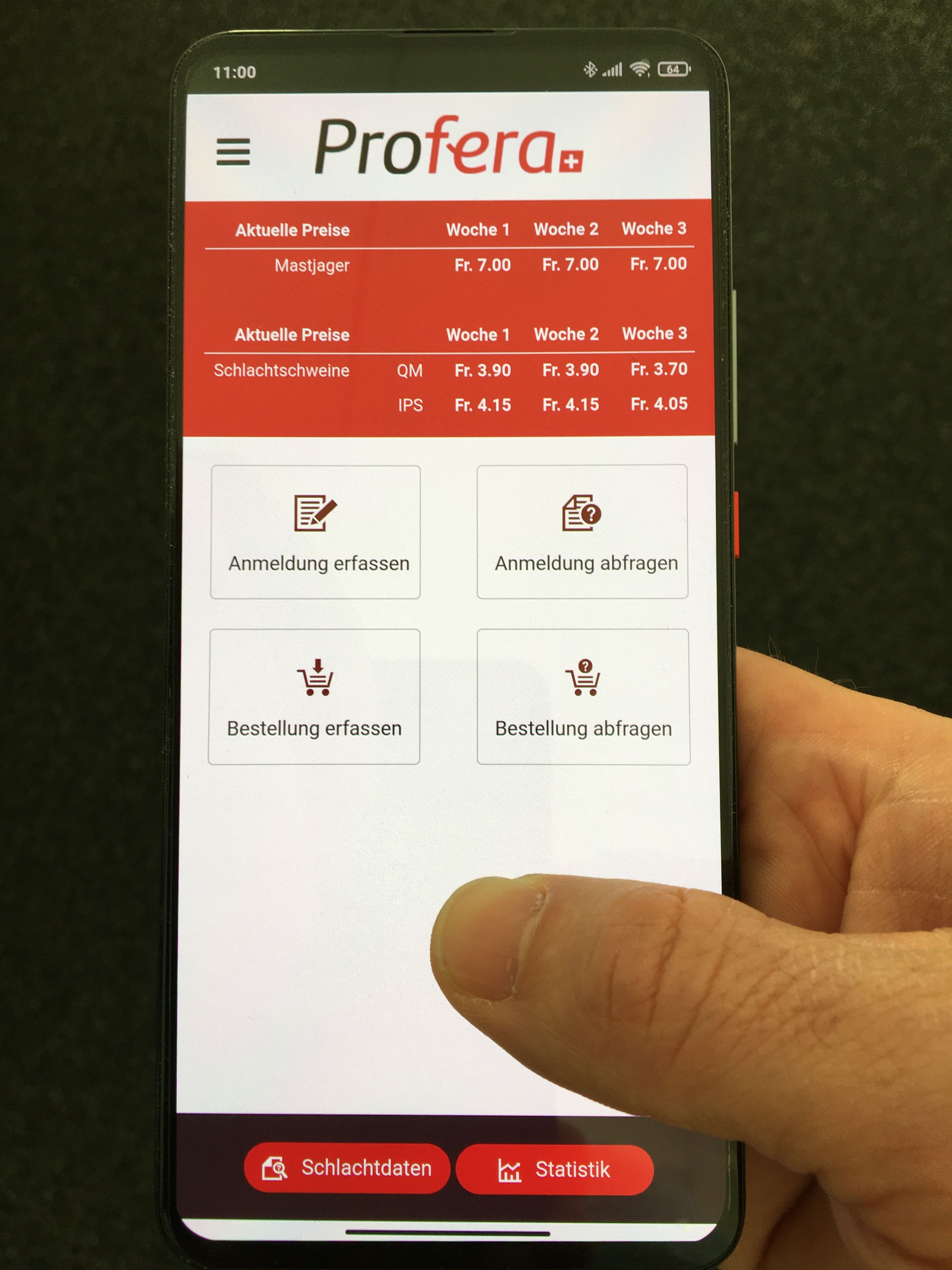 Profera App: Einfach in der Bedienung, genial in der Umsetzung.